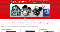 Desktop Screenshot of allstart.ie